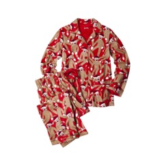 Sock Monkey Santa PJ's